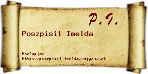 Poszpisil Imelda névjegykártya